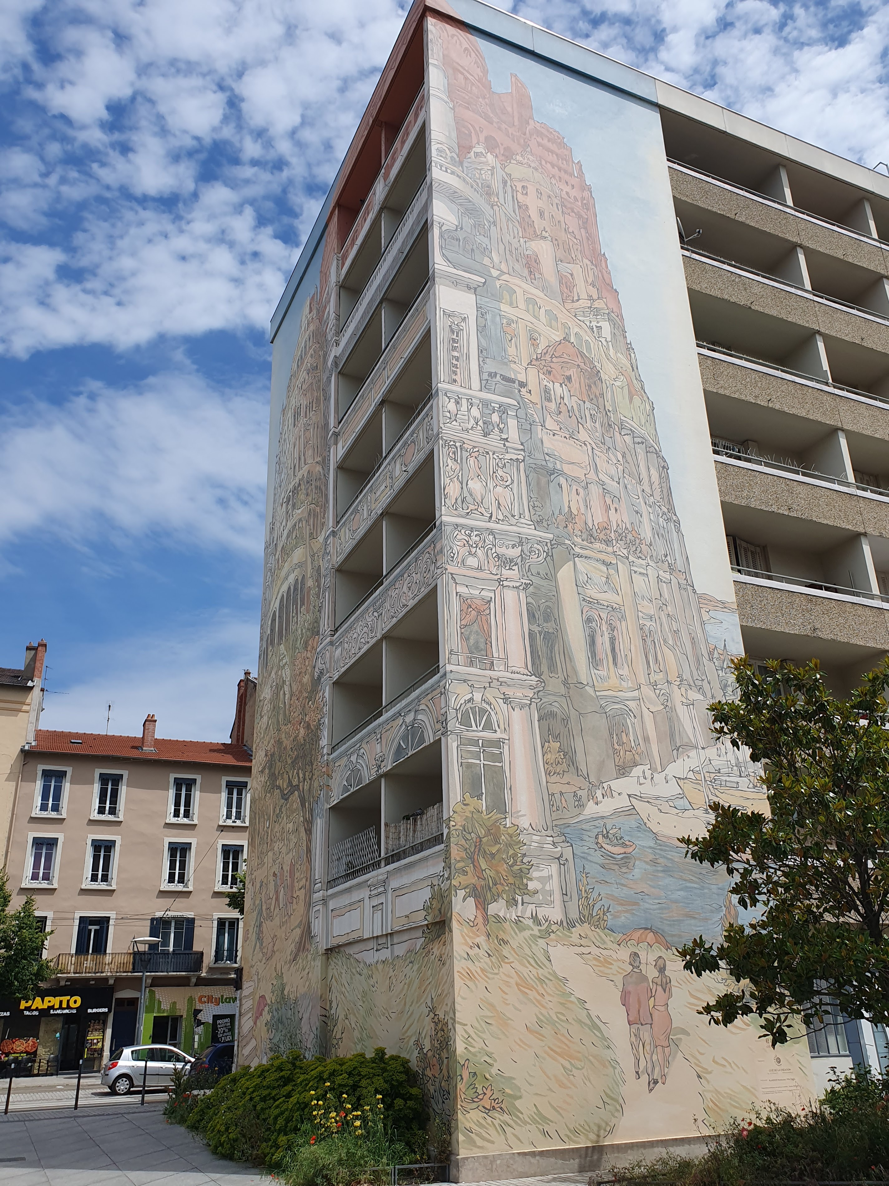 Fresques La Tour de Babel