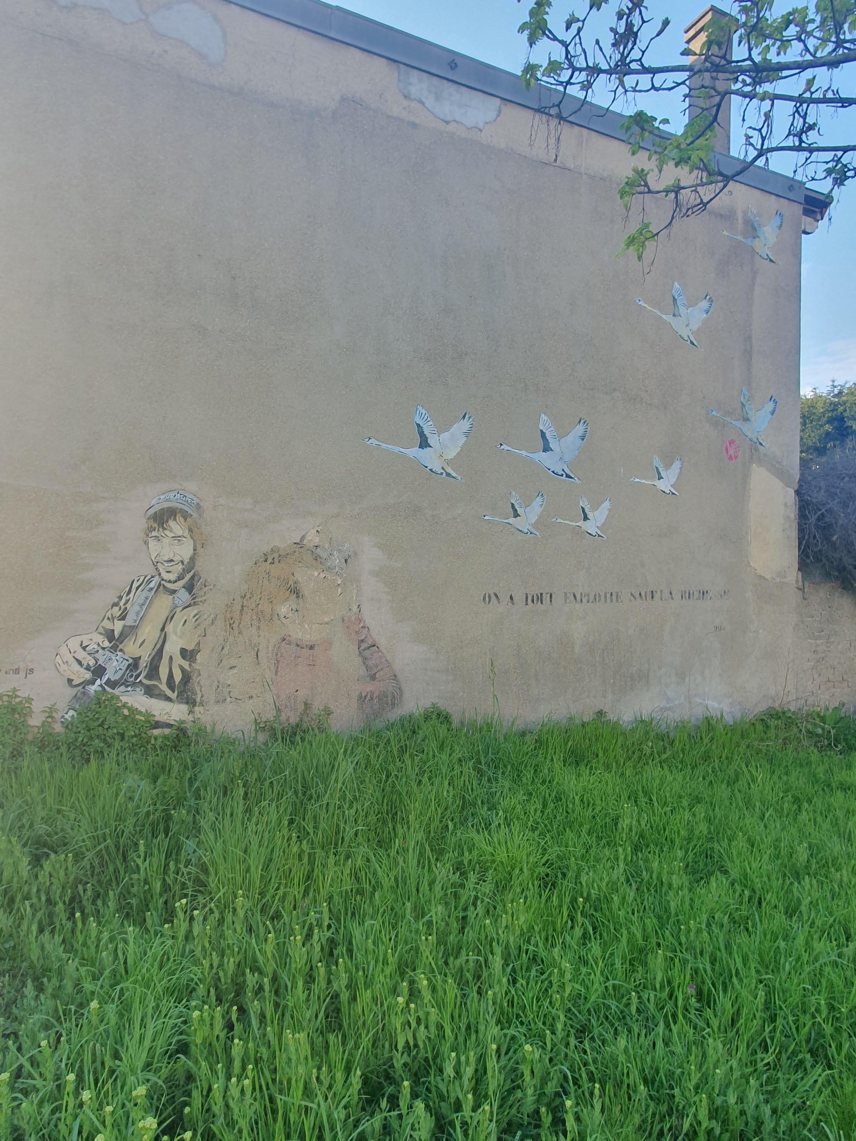 Street art Jana and JS