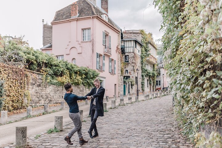 Inclusive LGBTQ+ Couple Photoshoot in Paris Offered by Welcoming Local