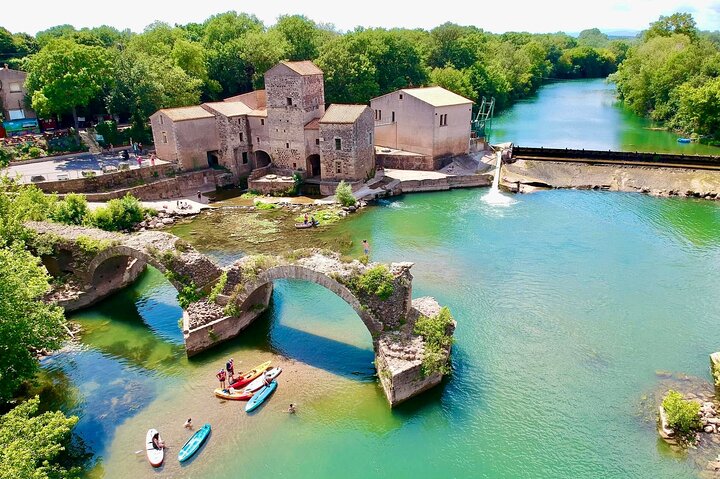 Guided kayak and paddle tour on the Herault