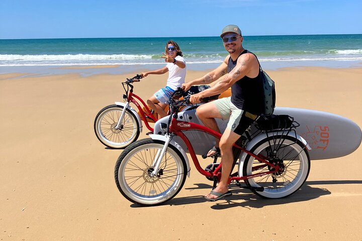 3 Hours of Surf and Electric Bike Exploration in Lacanau